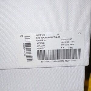 Burberry children  Red sneakers with the  Box